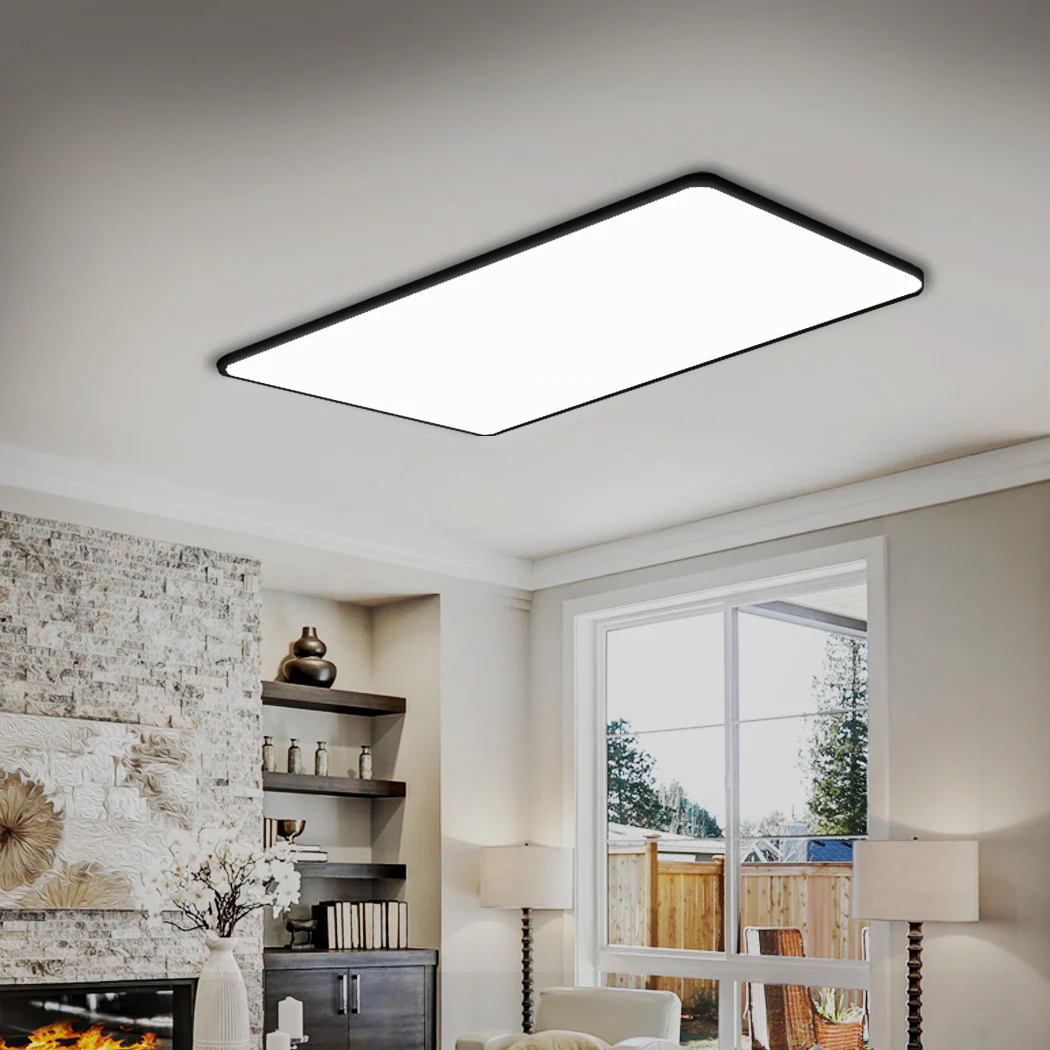 EMITTO 3-Colour Ultra-Thin 5CM LED Ceiling 90W Black - Image 7