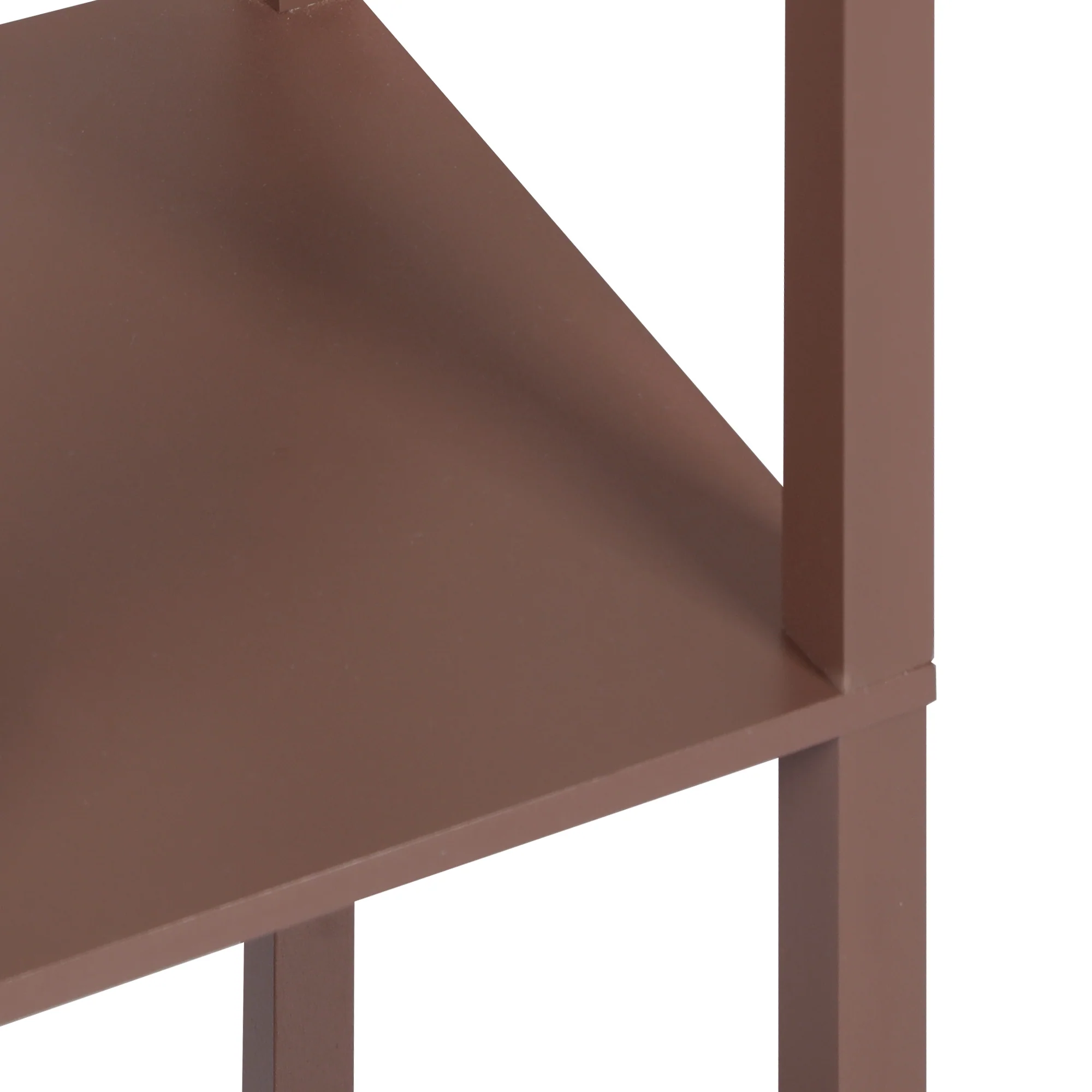 EMITTO LED Floor Lamp with Storage Shelf Brown - Image 5