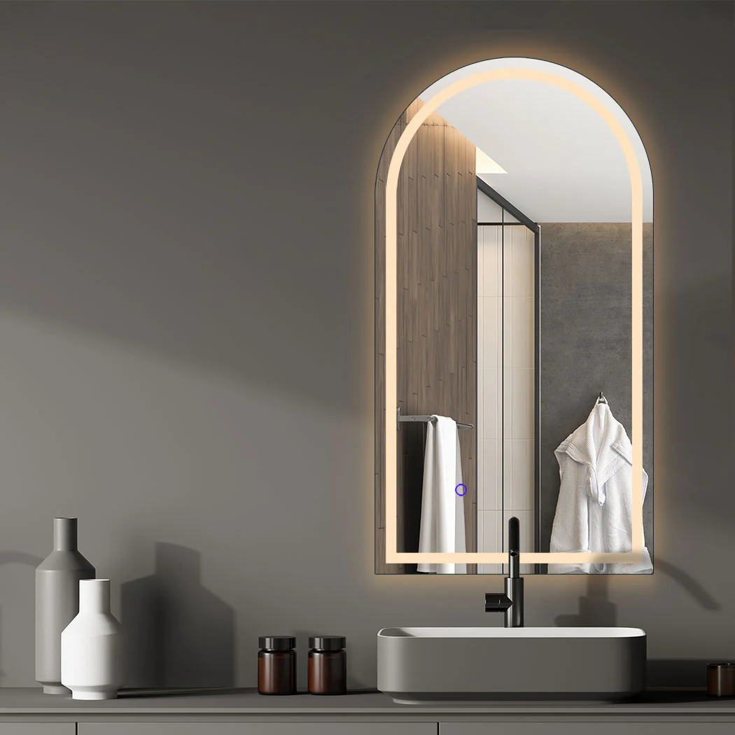 EMITTO LED Wall Mirror Arch Anti-fog 50*90cm 50x90 - Image 6
