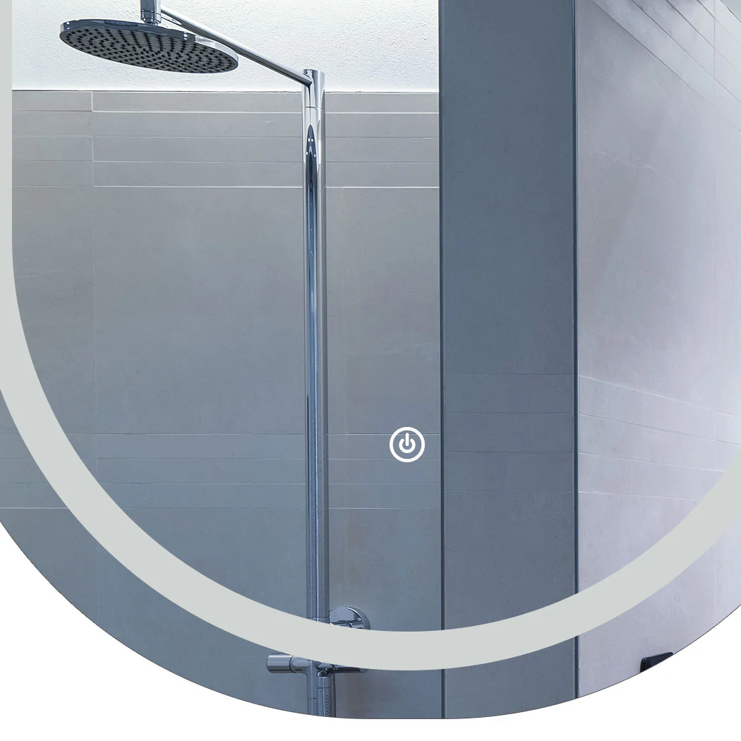 EMITTO LED Wall Mirror Oval Anti-fog 50x90cm - Image 5