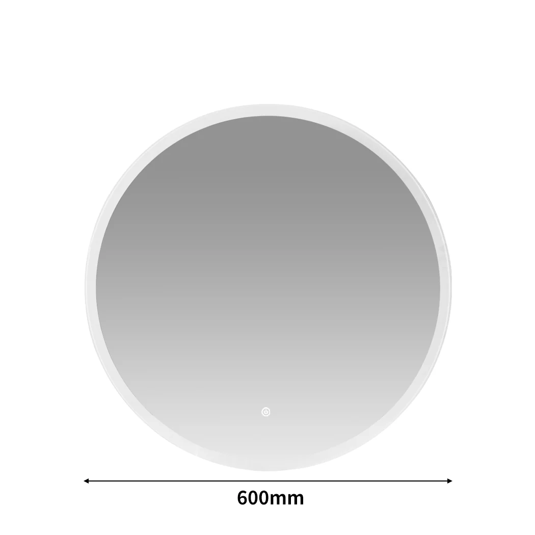 EMITTO LED Wall Mirror Round Anti-fog 60CM - Image 2