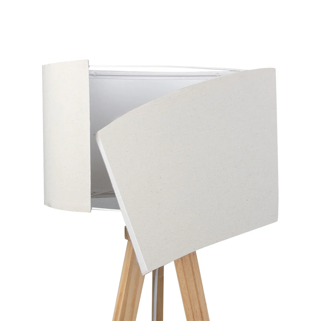 EMITTO Tripod Floor Lamp with Shelf - Image 3