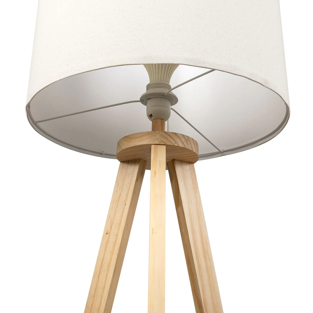 EMITTO Tripod Floor Lamp with Shelf - Image 4