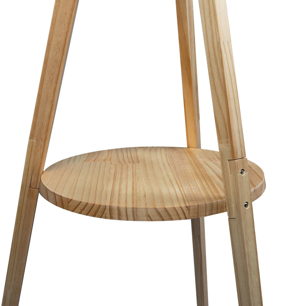 EMITTO Tripod Floor Lamp with Shelf - Image 5