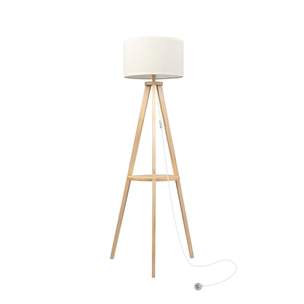 EMITTO Tripod Floor Lamp with Shelf - Image 8