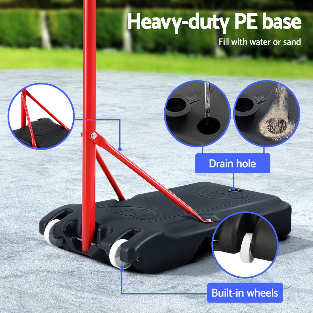 Everfit 3.05M Netball Hoop Basketball Stand System Net Ring - Image 7