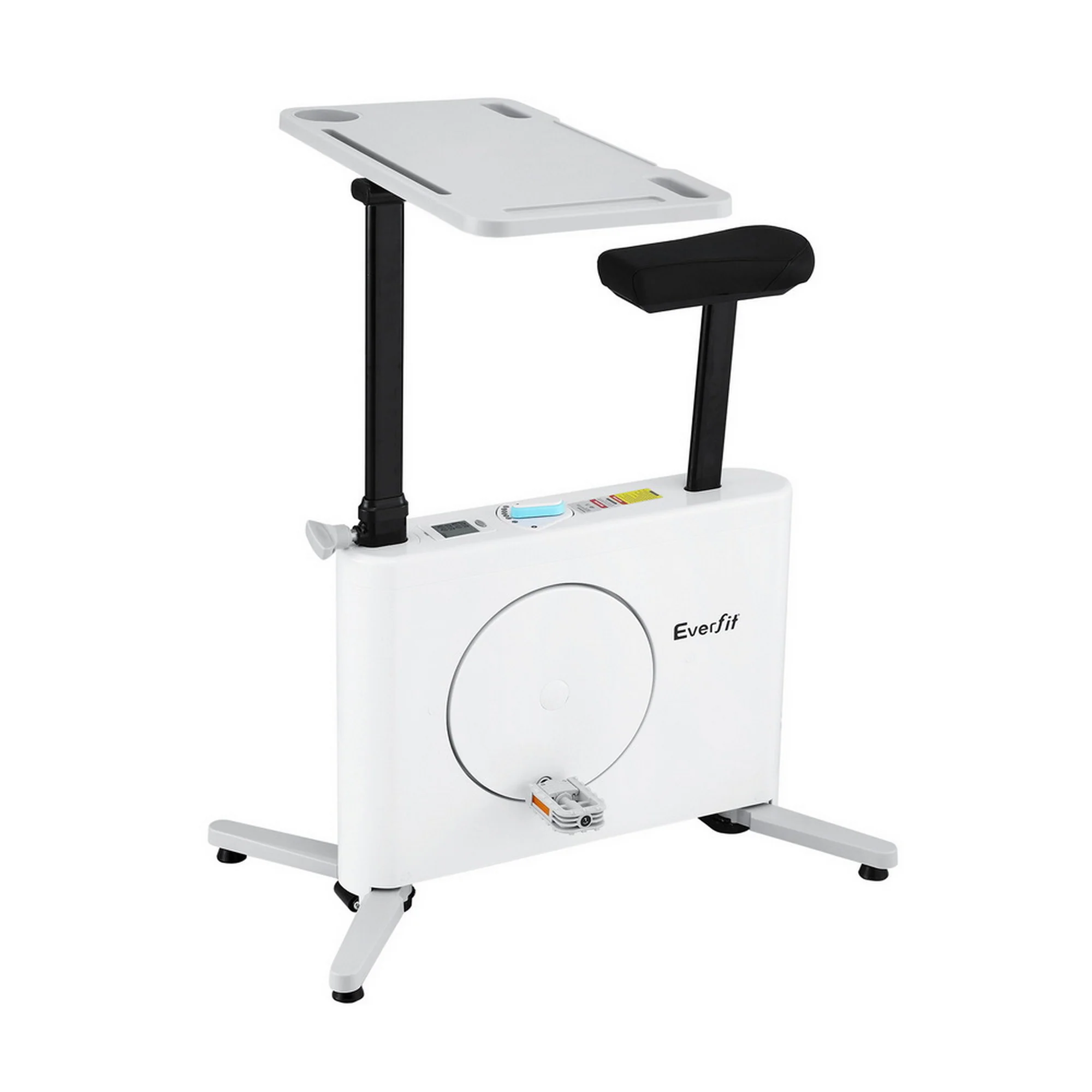 Everfit Exercise Bike Magnetic Desk Bike with Tabletop Fitness Home Workout Gym