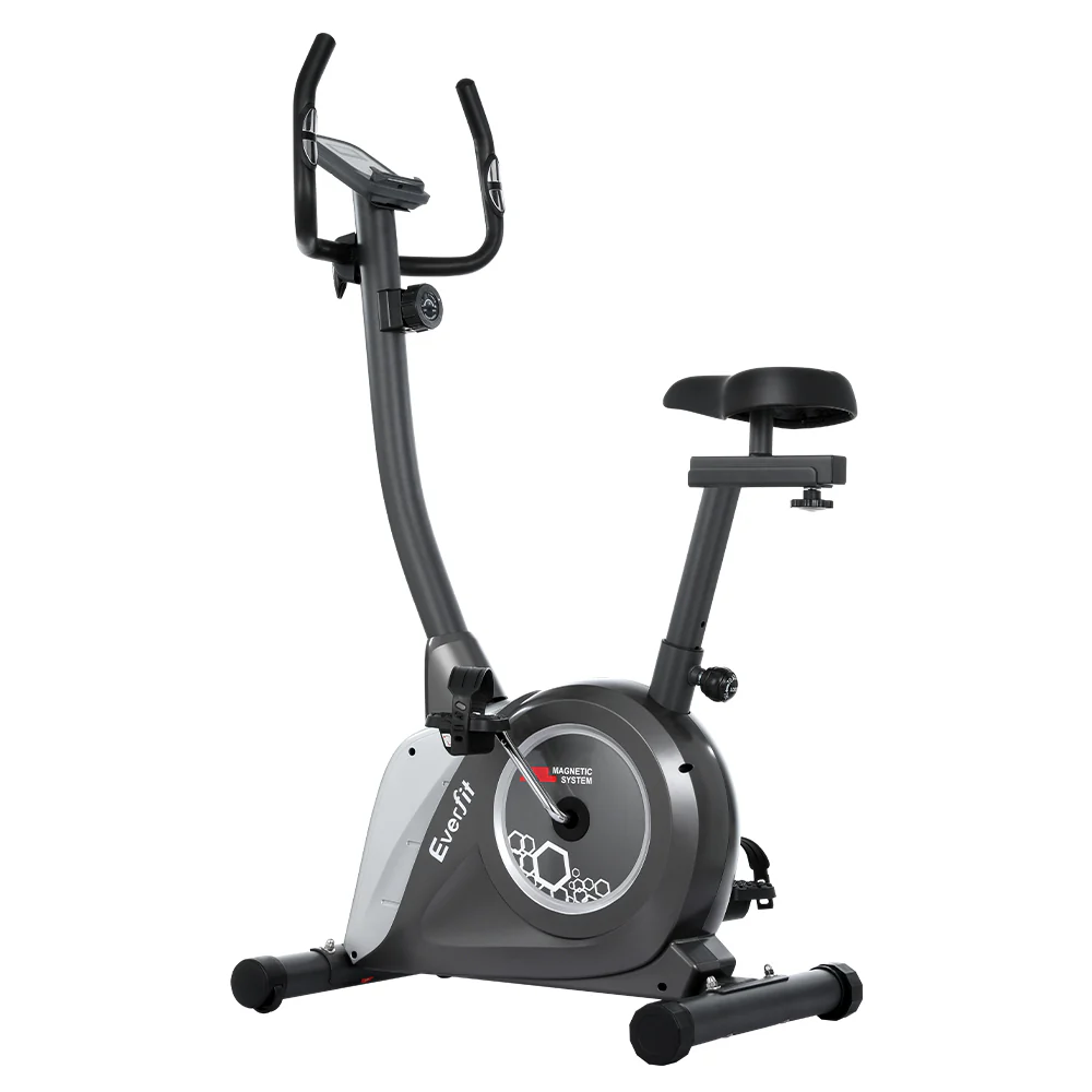 Everfit Magnetic Exercise Bike Upright Bike Fitness Home Gym Cardio - Image 6