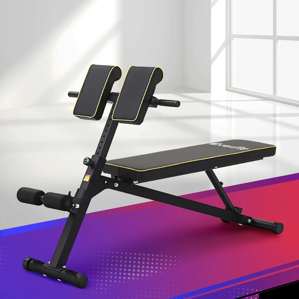 Everfit Roman Chair Adjustable Weight Bench Strength Training Preacher Curls - Image 7