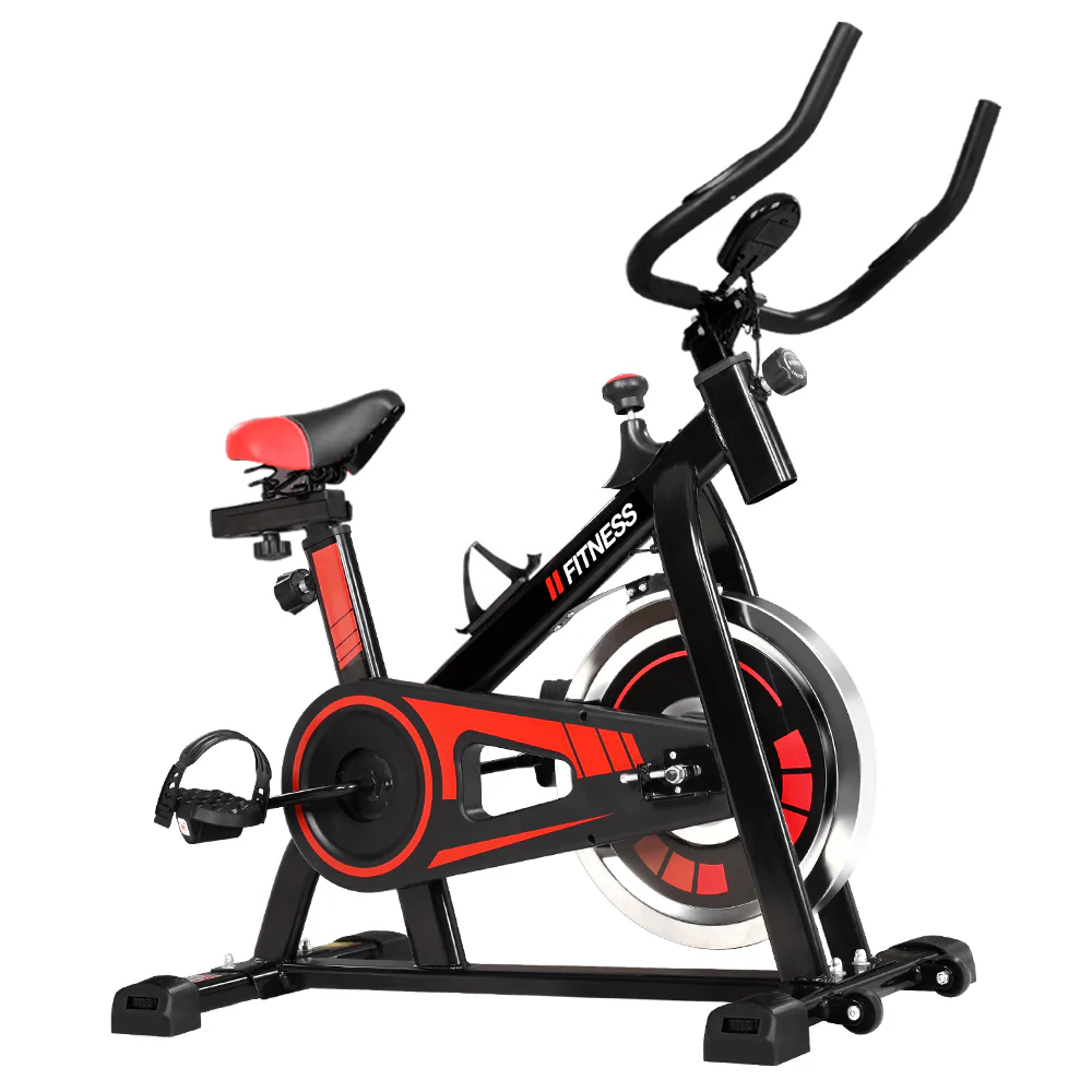 Everfit Spin Bike Exercise Bike Flywheel Cycling Home Gym Fitness 120kg - Image 7