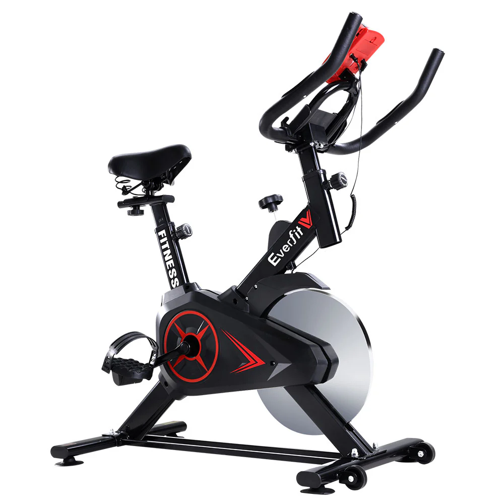Everfit Spin Bike Exercise Bike Flywheel Cycling Home Gym Fitness Machine - Image 8