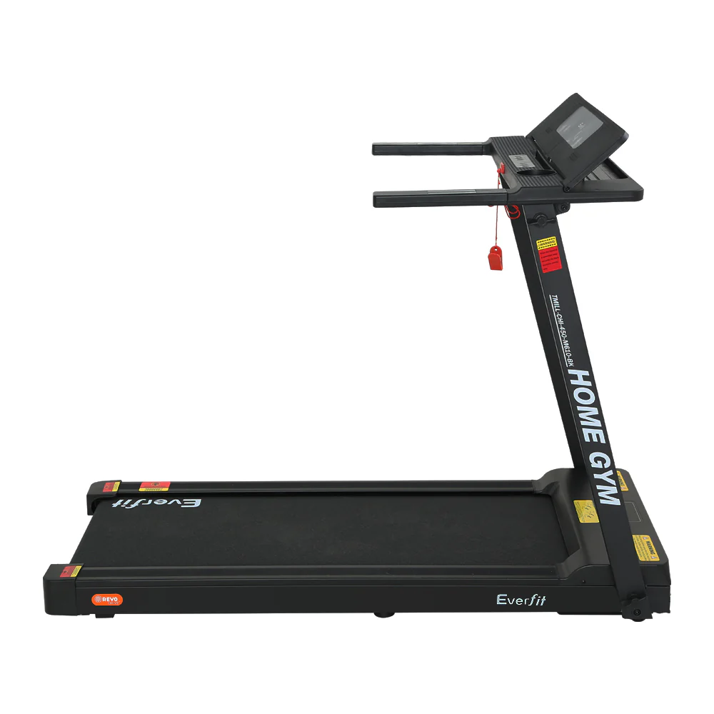 Everfit Treadmill Electric Home Gym Fitness Exercise Fully Foldable 450mm Black - Image 3