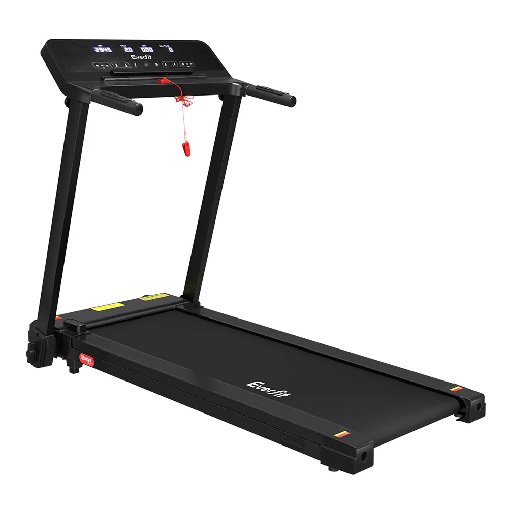Everfit Treadmill Electric Home Gym Fitness Exercise Knob Foldable 420mm Black - Image 7
