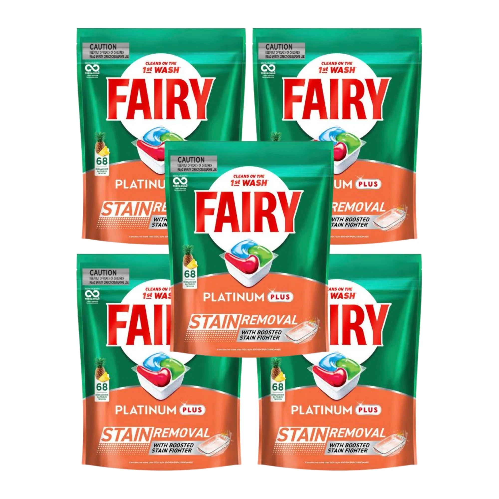 Fairy Platinum Plus x 340 Tropical Dishwasher Tablets