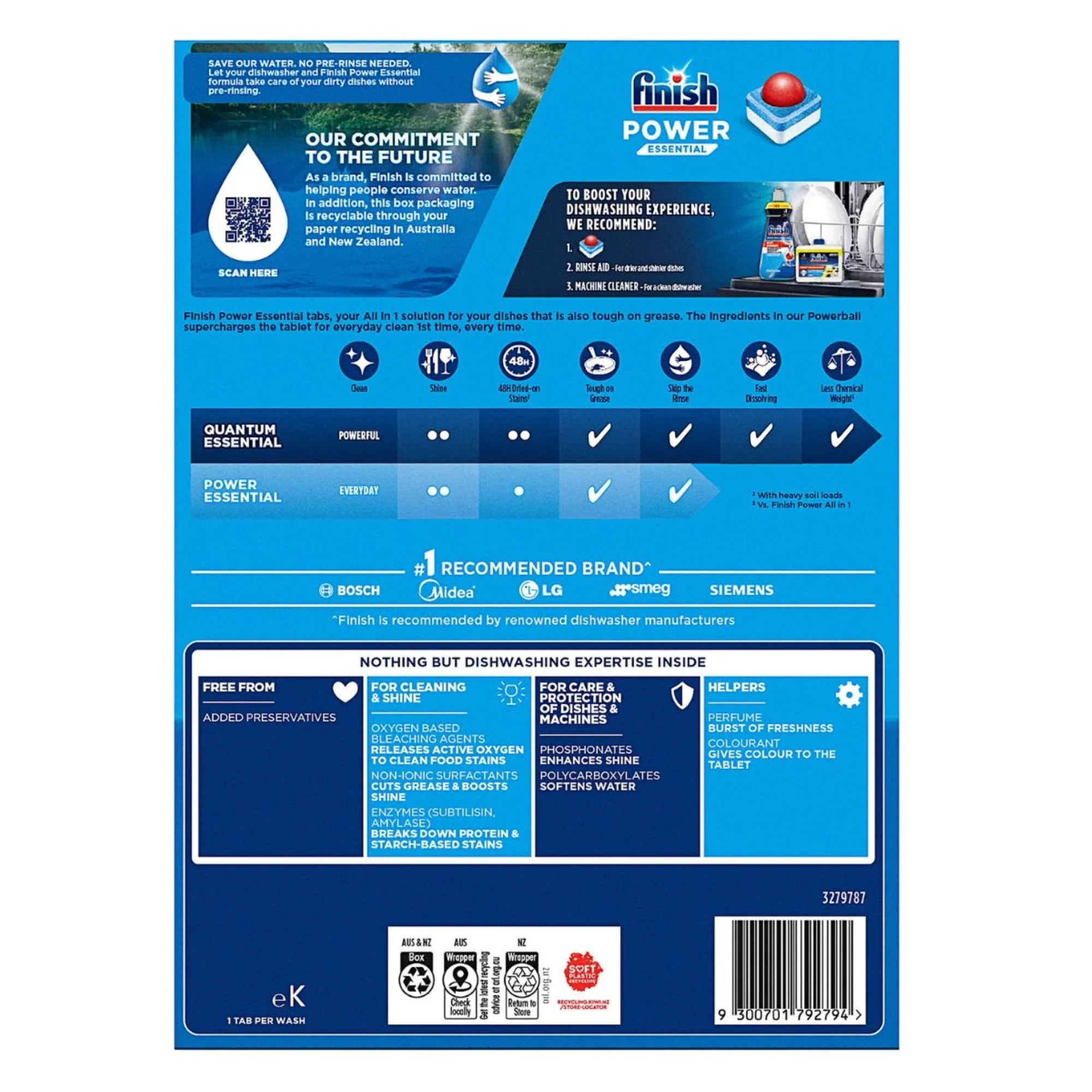 Finish Power Essential x 400 Dishwasher Tablets