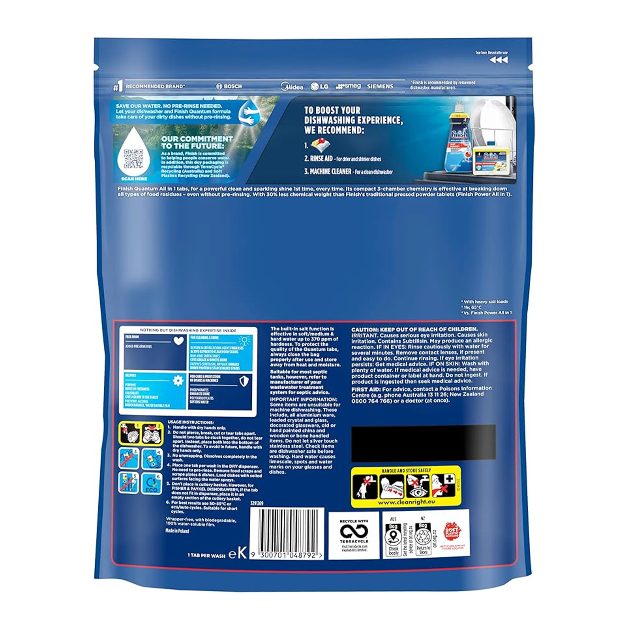 Finish Quantum 270 Dishwasher Tablets - Image 2