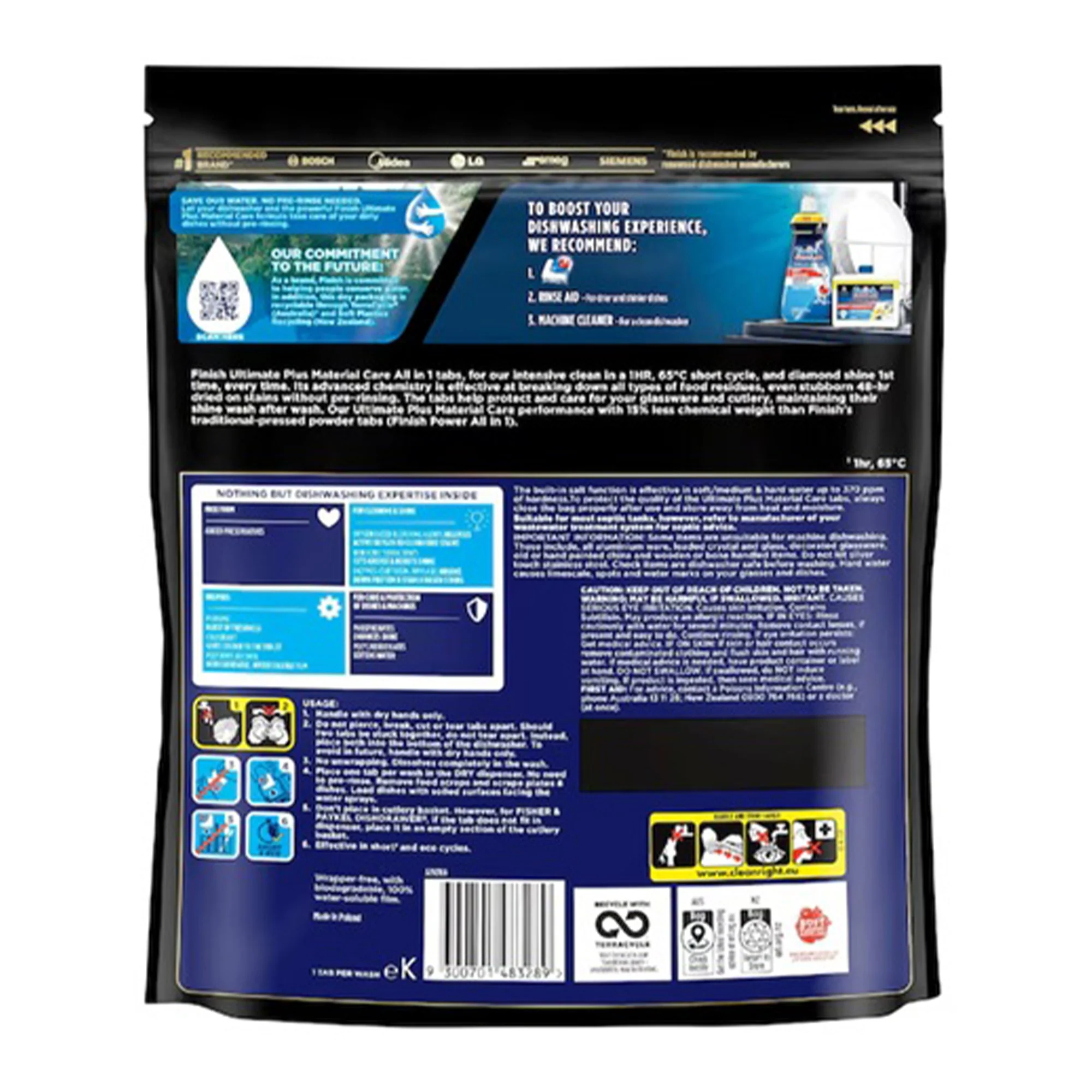 Finish Ultimate Plus x 186 Baking Soda Dishwasher Tablets