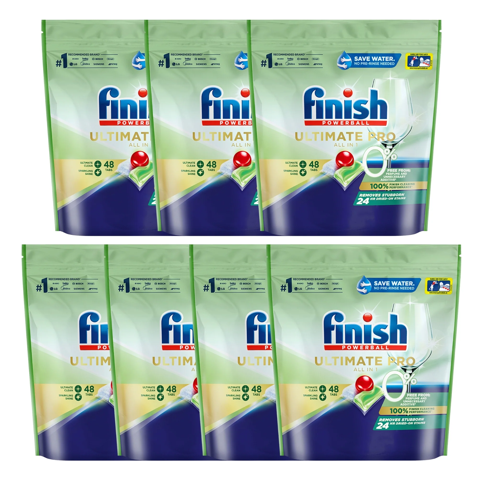 Finish Ultimate Pro 0% x 336 Dishwashing Tablets - Image 4