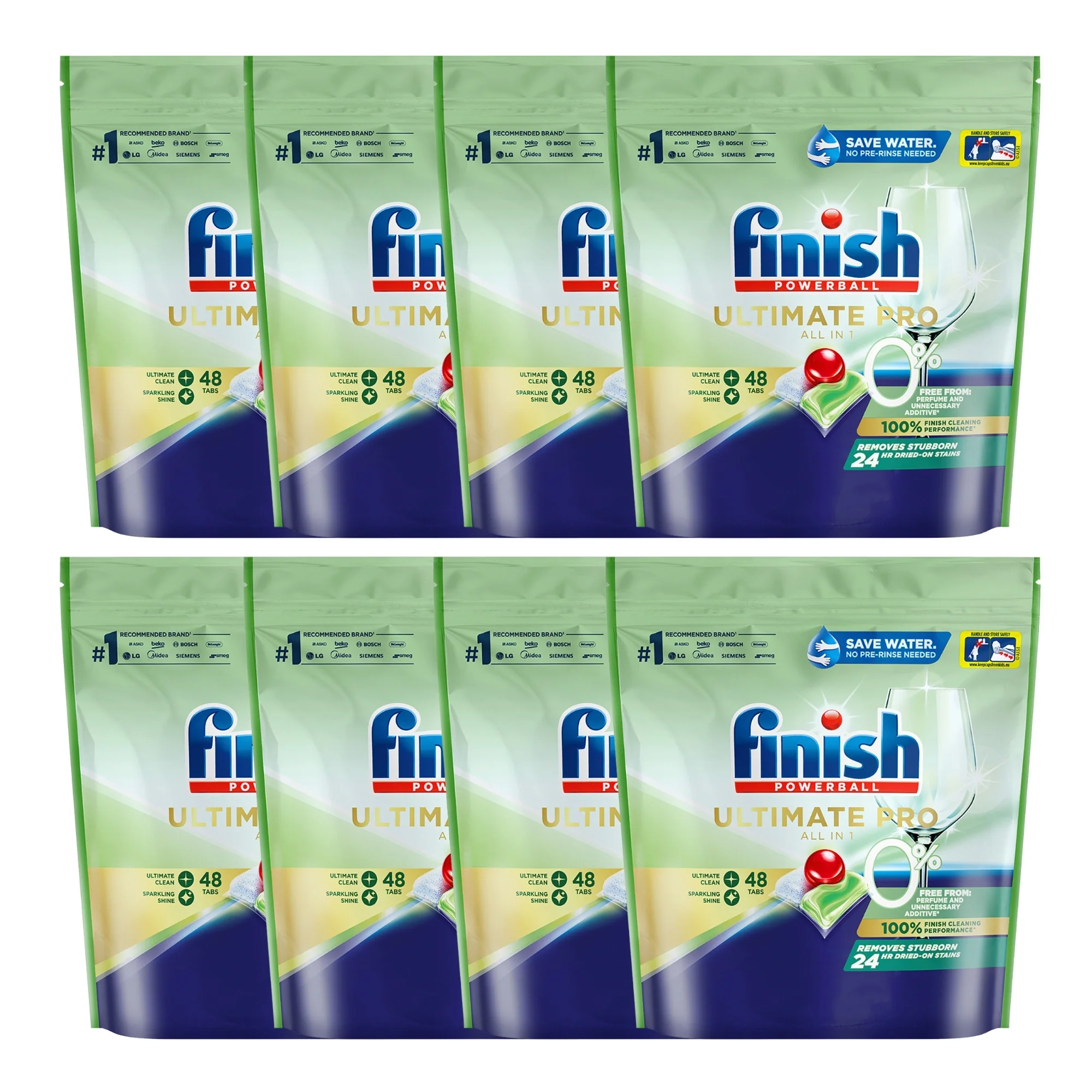 Finish Ultimate Pro 0% x 384 Dishwashing Tablets - Image 4