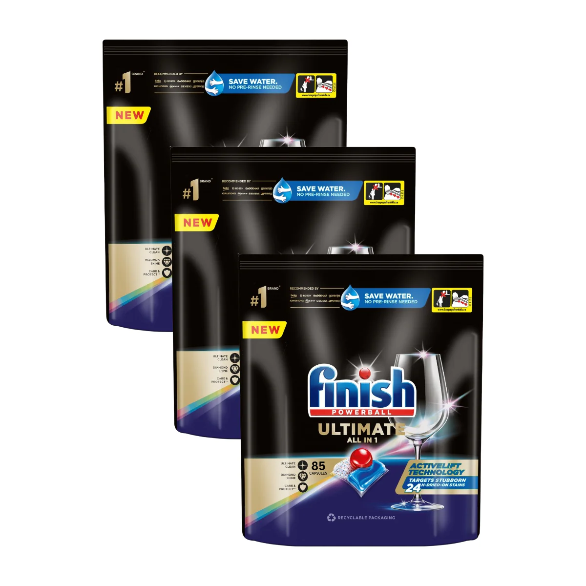 Finish Ultimate x 255 Dishwasher Tablets - Image 2