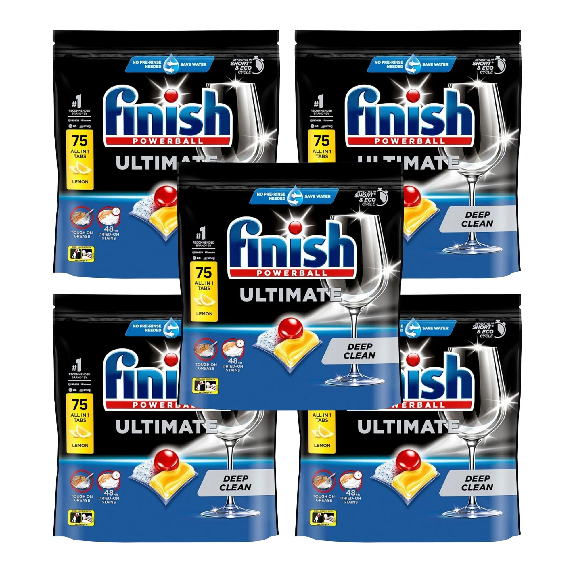 Finish Ultimate x 375 Lemon Dishwasher Tablets - Image 2