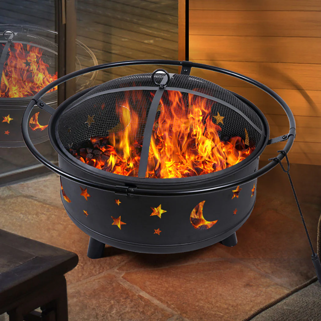 Fire Pit BBQ Grill Pits Outdoor Fireplace - Image 5
