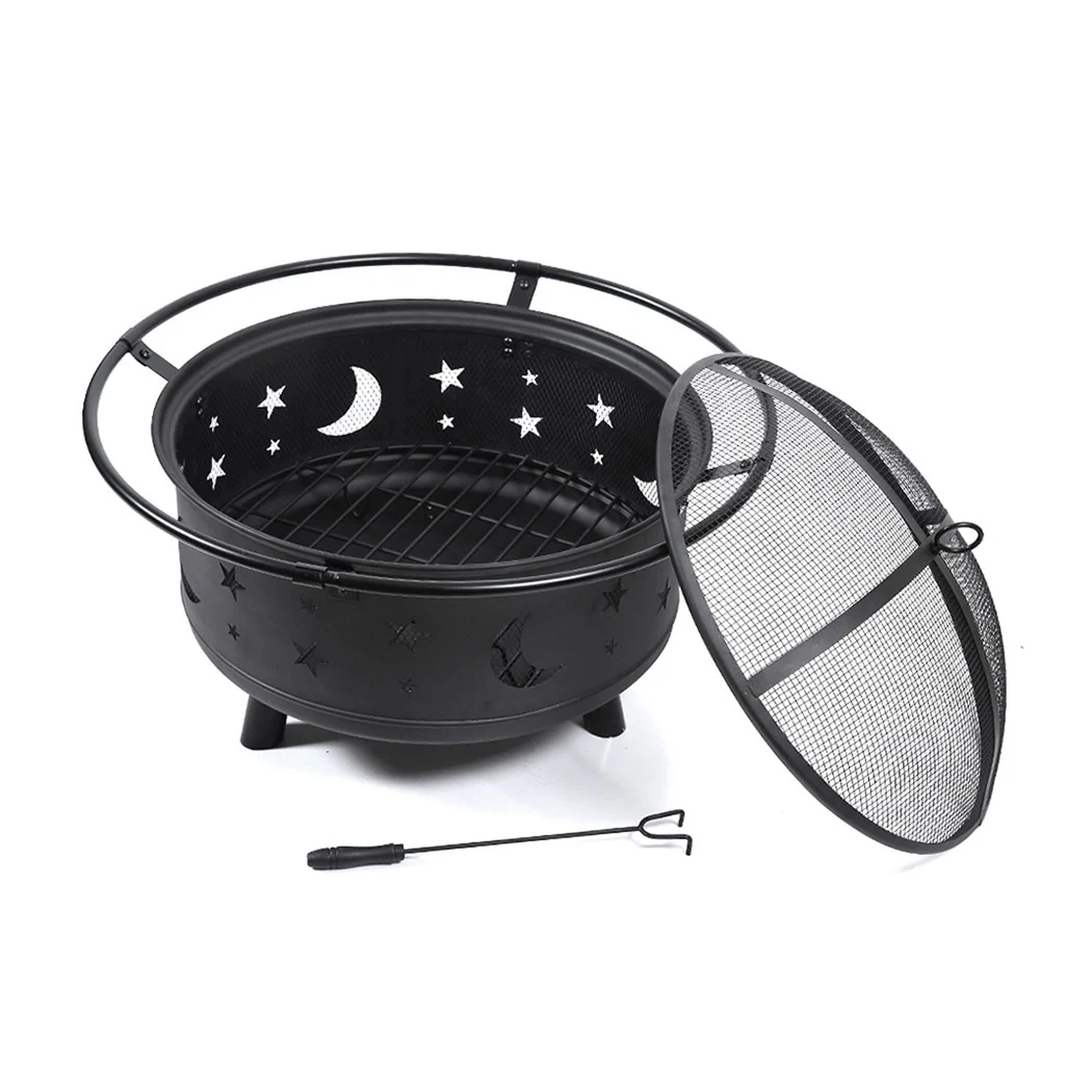 Fire Pit BBQ Grill Pits Outdoor Fireplace - Image 6