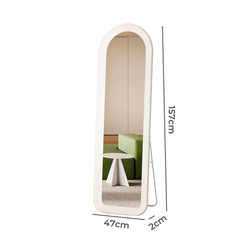 Flannel Arch Framed Full Length Mirror - Image 2