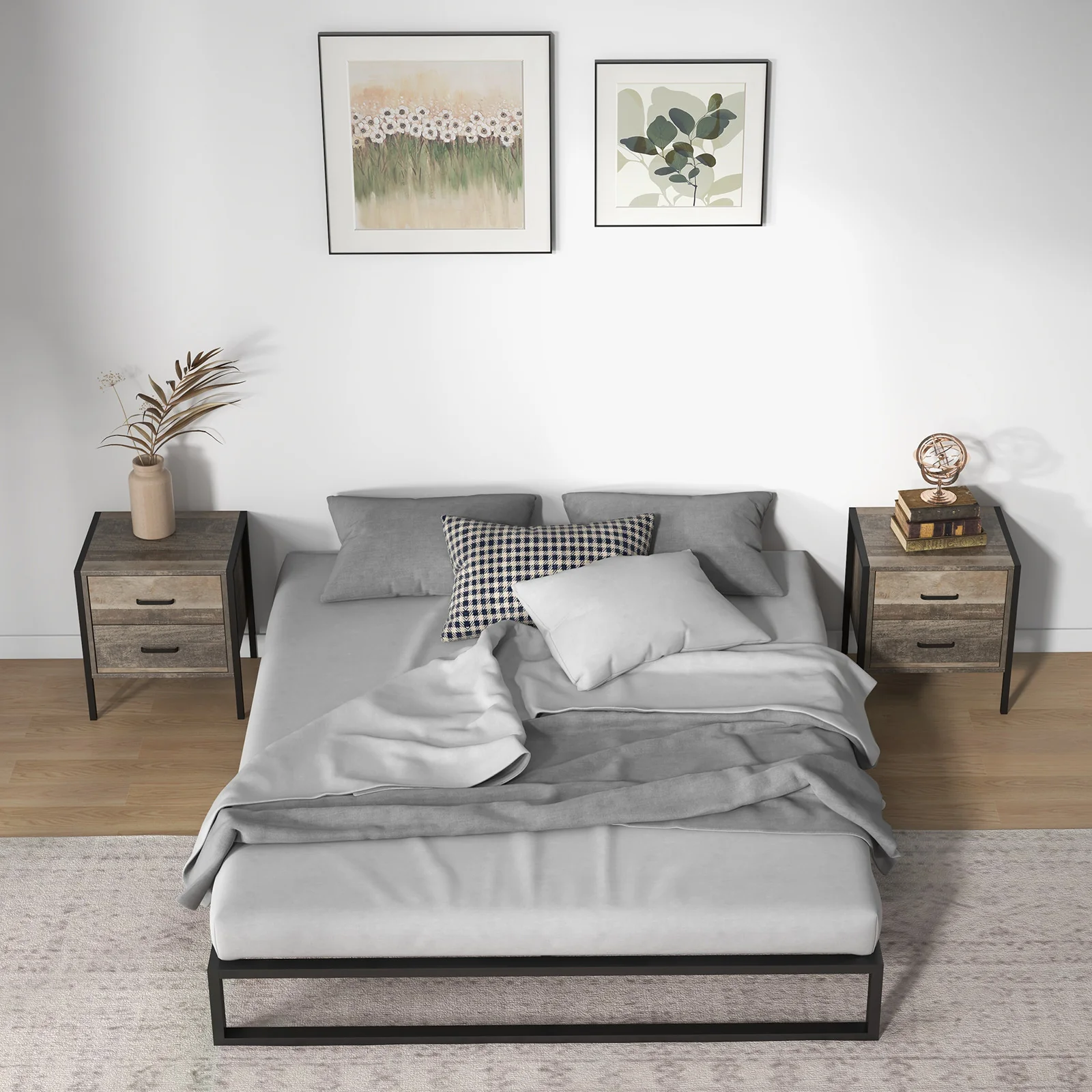 Florence Metal bed base - King Single - Image 2