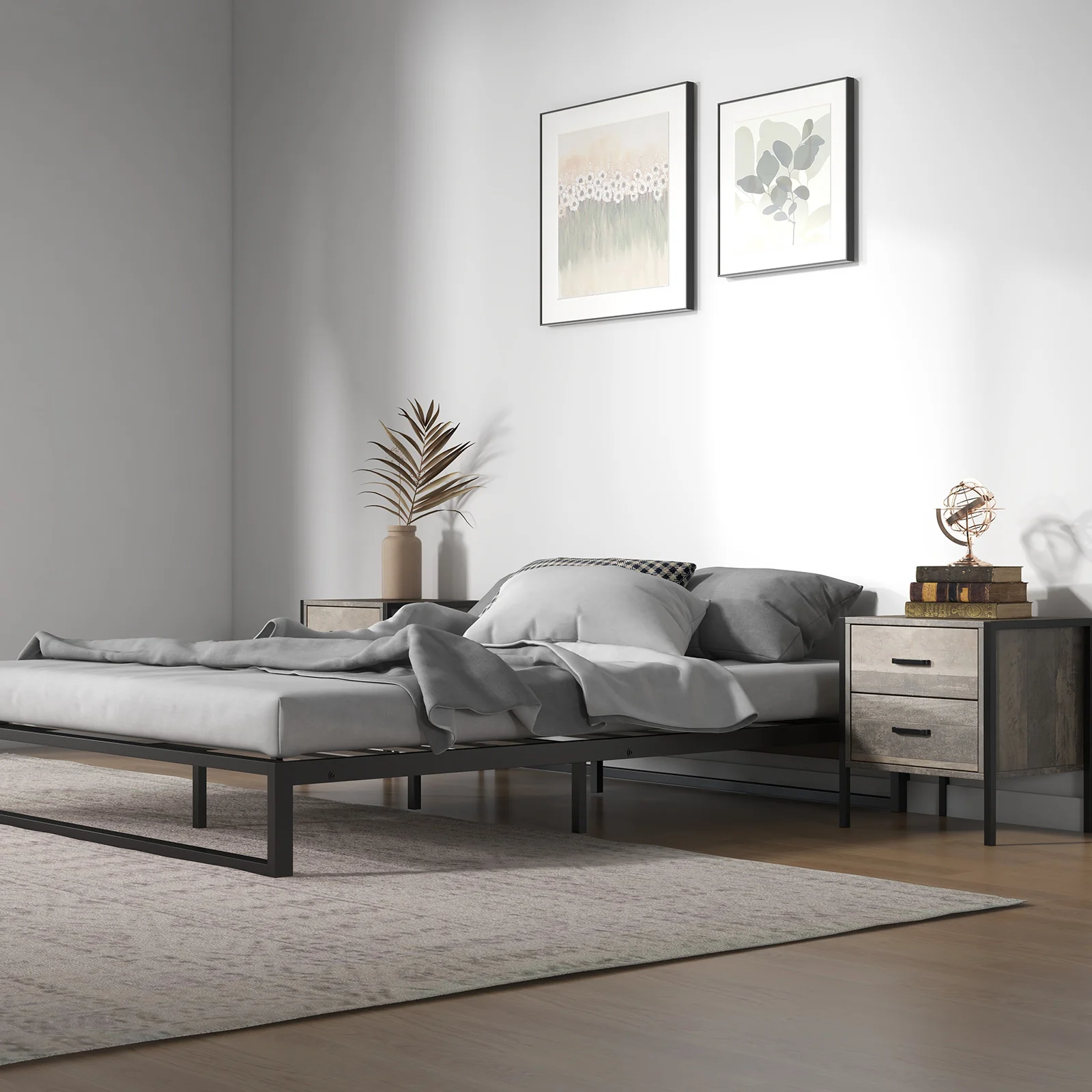 Florence Metal bed base - Queen - Image 4