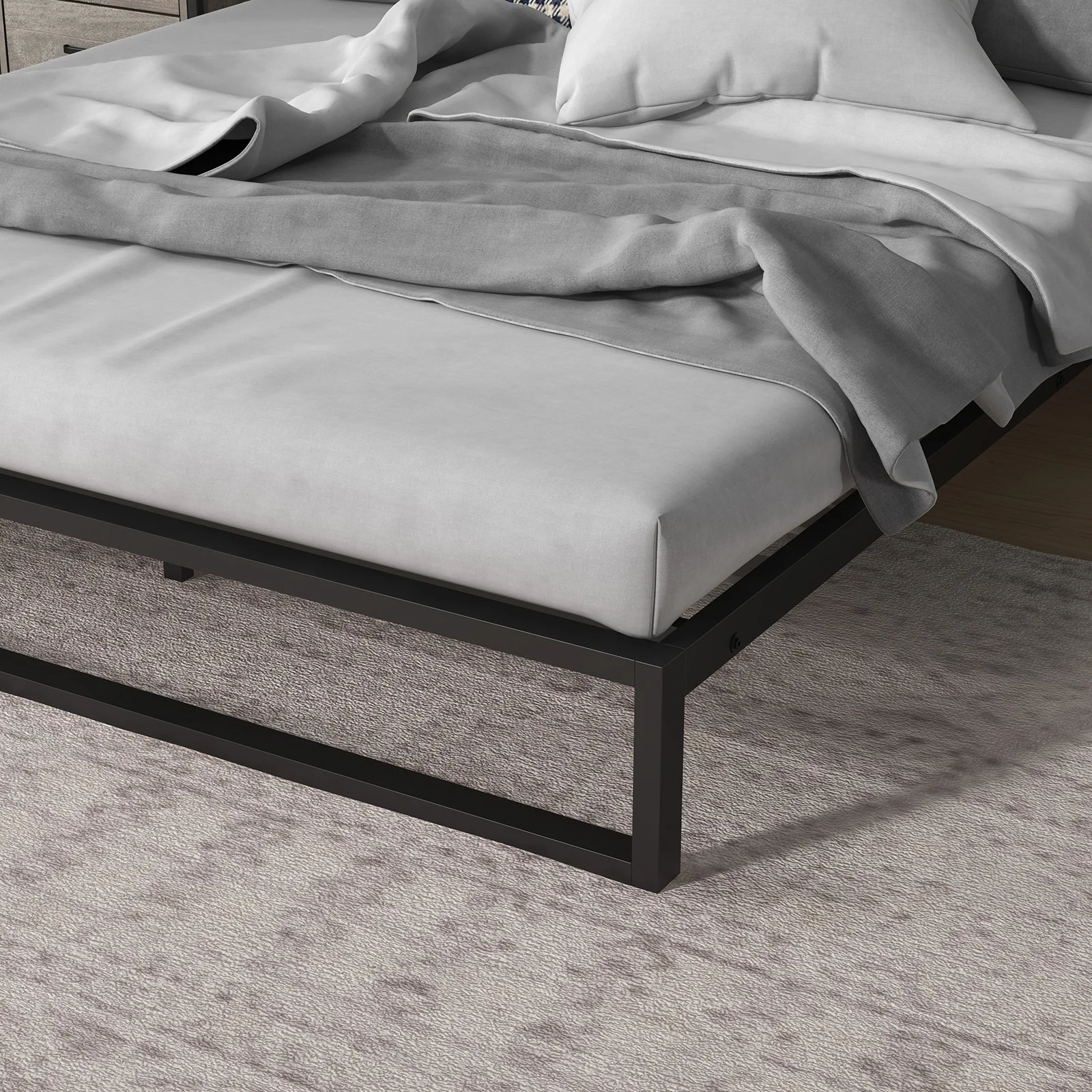 Florence Metal bed base - Queen - Image 6