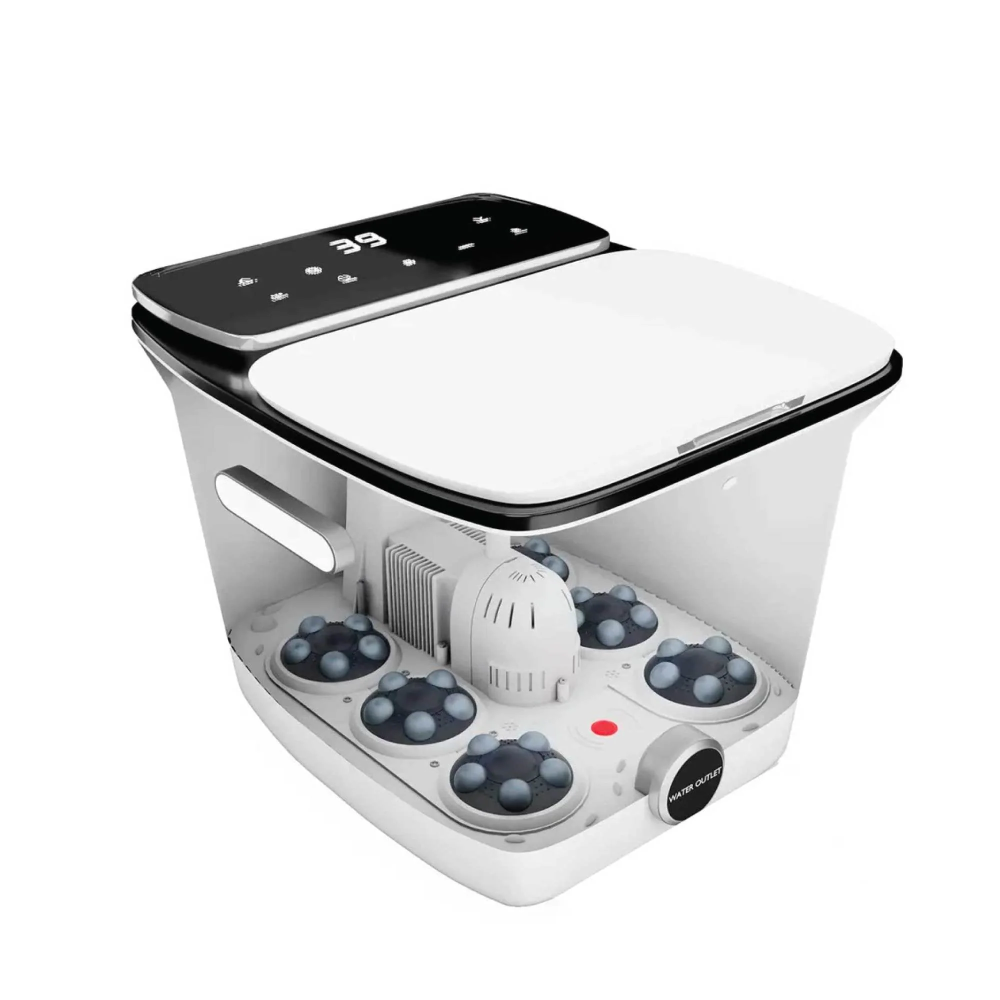 Foot Spa Automatic Water Heating Massager - Electric Pedicure Bath