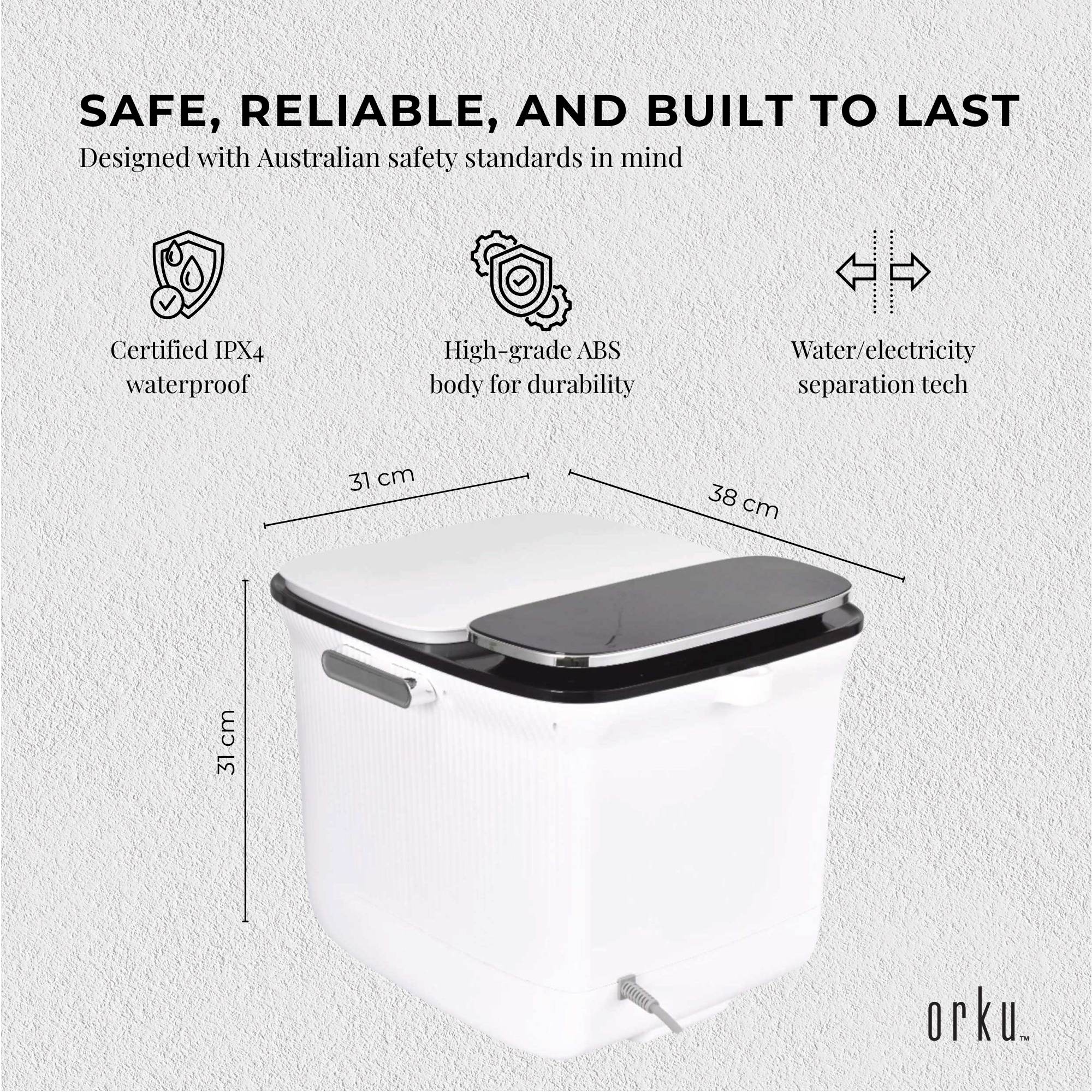 Foot Spa Automatic Water Heating Massager - Electric Pedicure Bath - Image 5