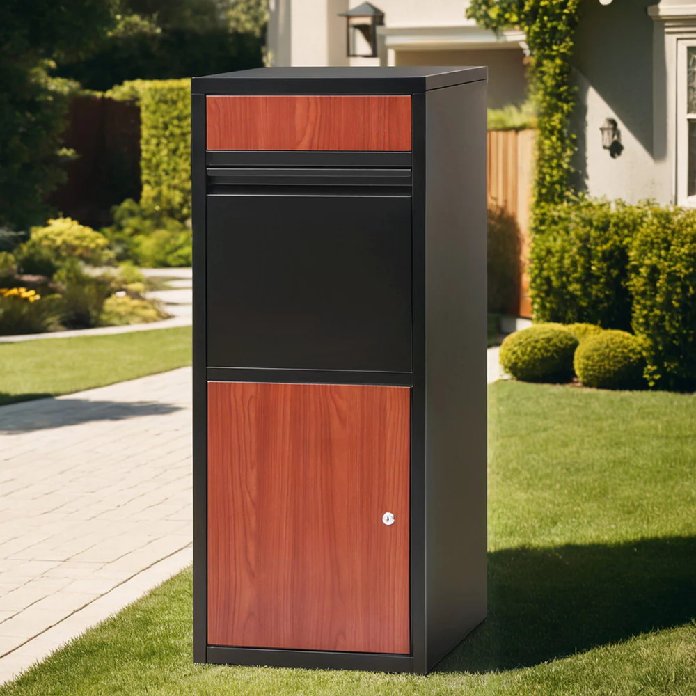 Gardeon Parcel Letterbox Drop Box Package Black - Image 7