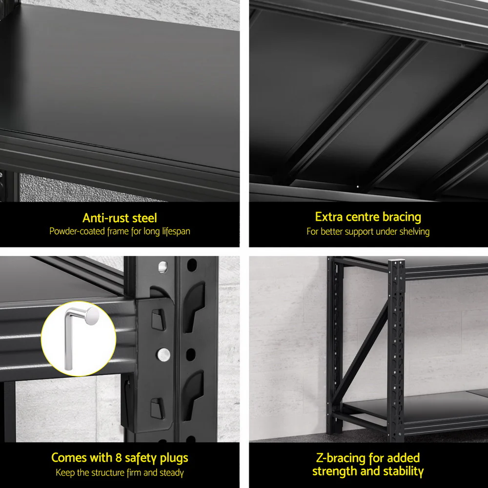 Giantz 1.5Mx0.9M Warehouse Shelving Garage Rack - Image 6