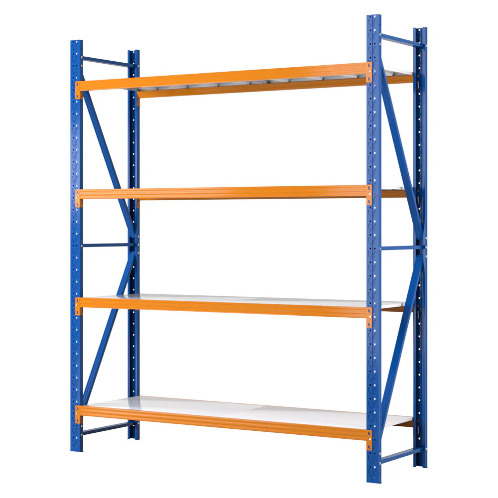 Giantz 2.4Mx2M Garage Shelving Warehouse Rack Pallet Racking Storage Shelf Blue - Image 7