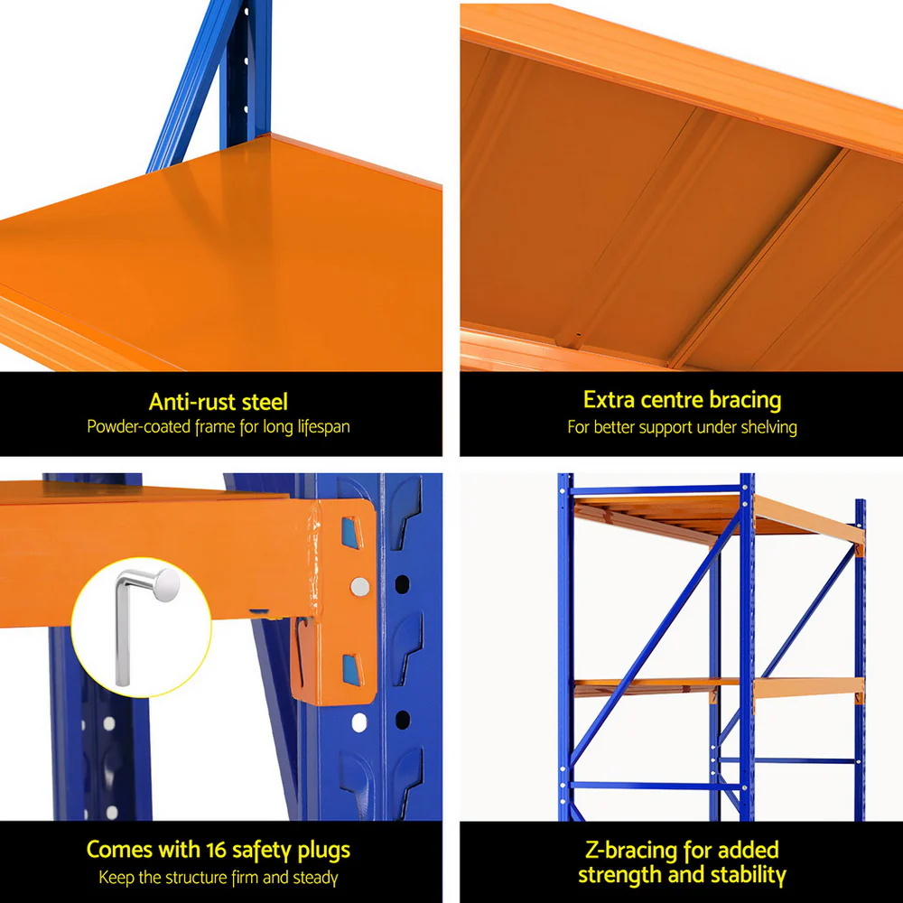 Giantz 2Mx1.8M Warehouse Shelving Garage Rack - Image 6
