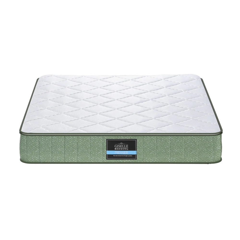 Giselle 25cm Memory Foam Mattress Dual Layer Zipper Cover Cool Charcoal Foam Mattresses Double - Image 3