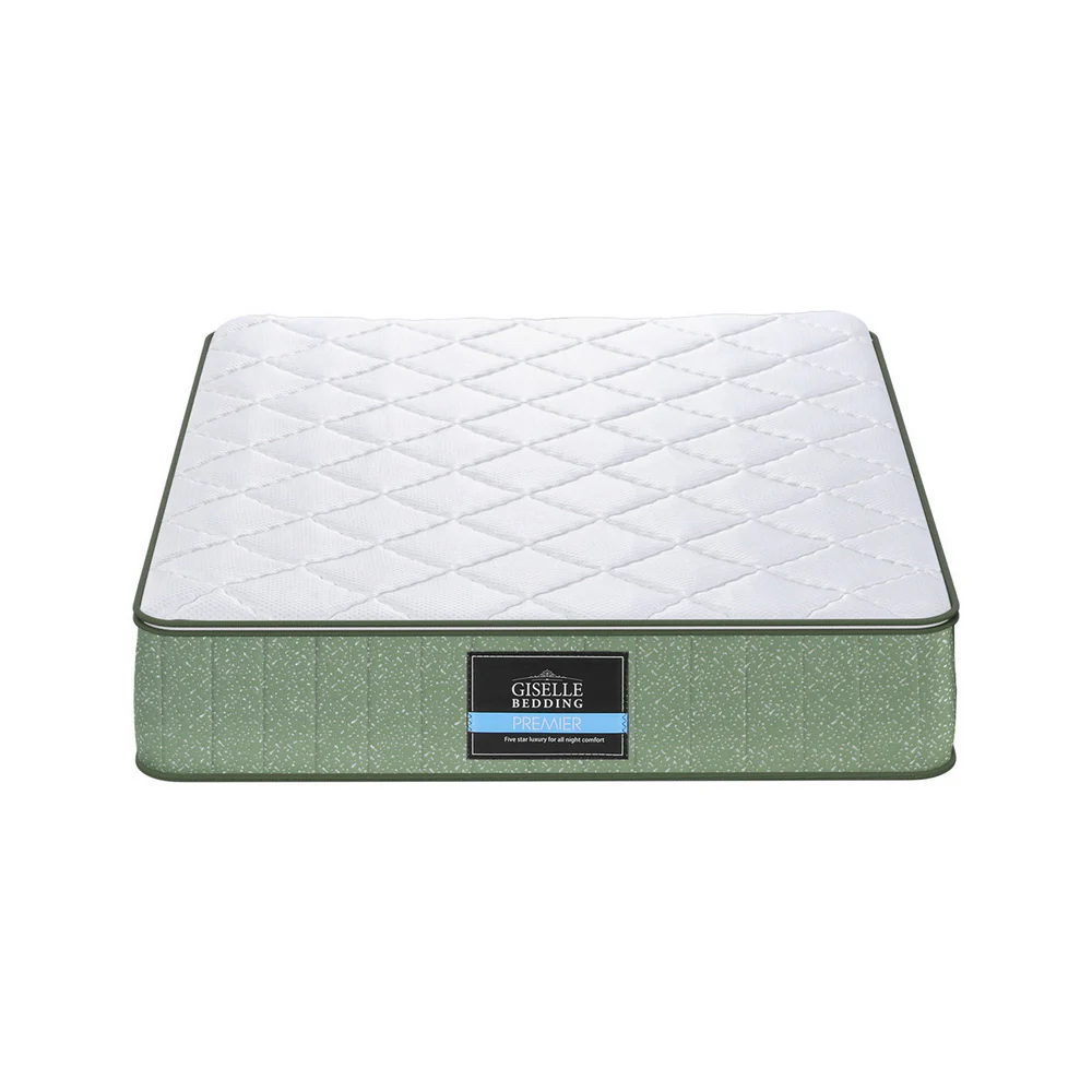 Giselle 25cm Memory Foam Mattress Dual Layer Zipper Cover Cool Charcoal Foam Mattresses King Single - Image 3