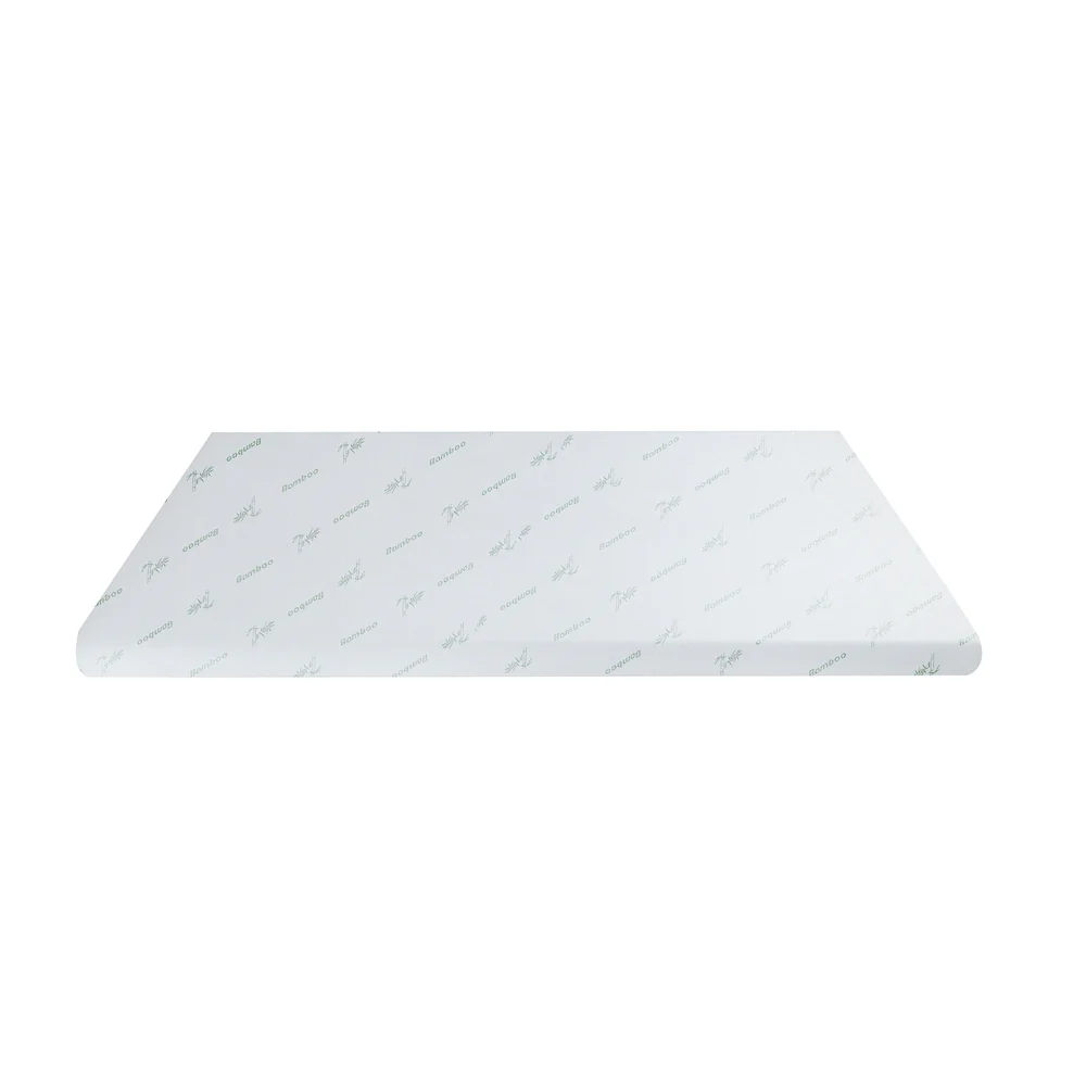 Giselle 8cm Memory Foam Mattress Topper Gel Egg Crate Foam Bamboo Single - Image 3