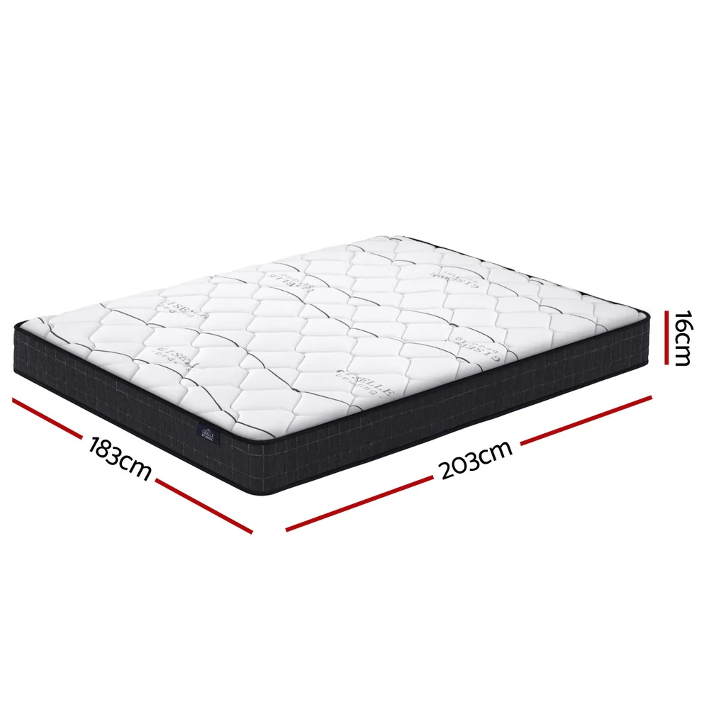 Giselle Bedding 16cm Mattress Medium Firm King - Image 2