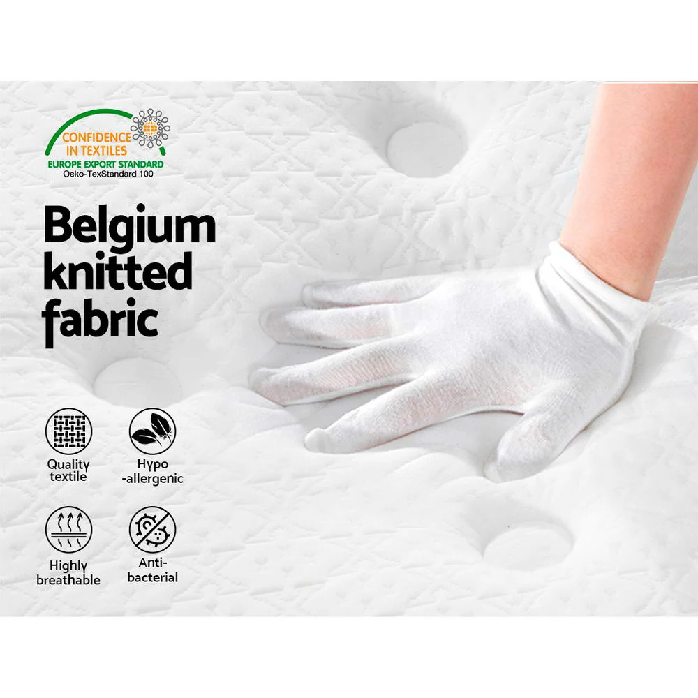 Giselle Bedding 21cm Mattress Euro Top King Single - Image 5