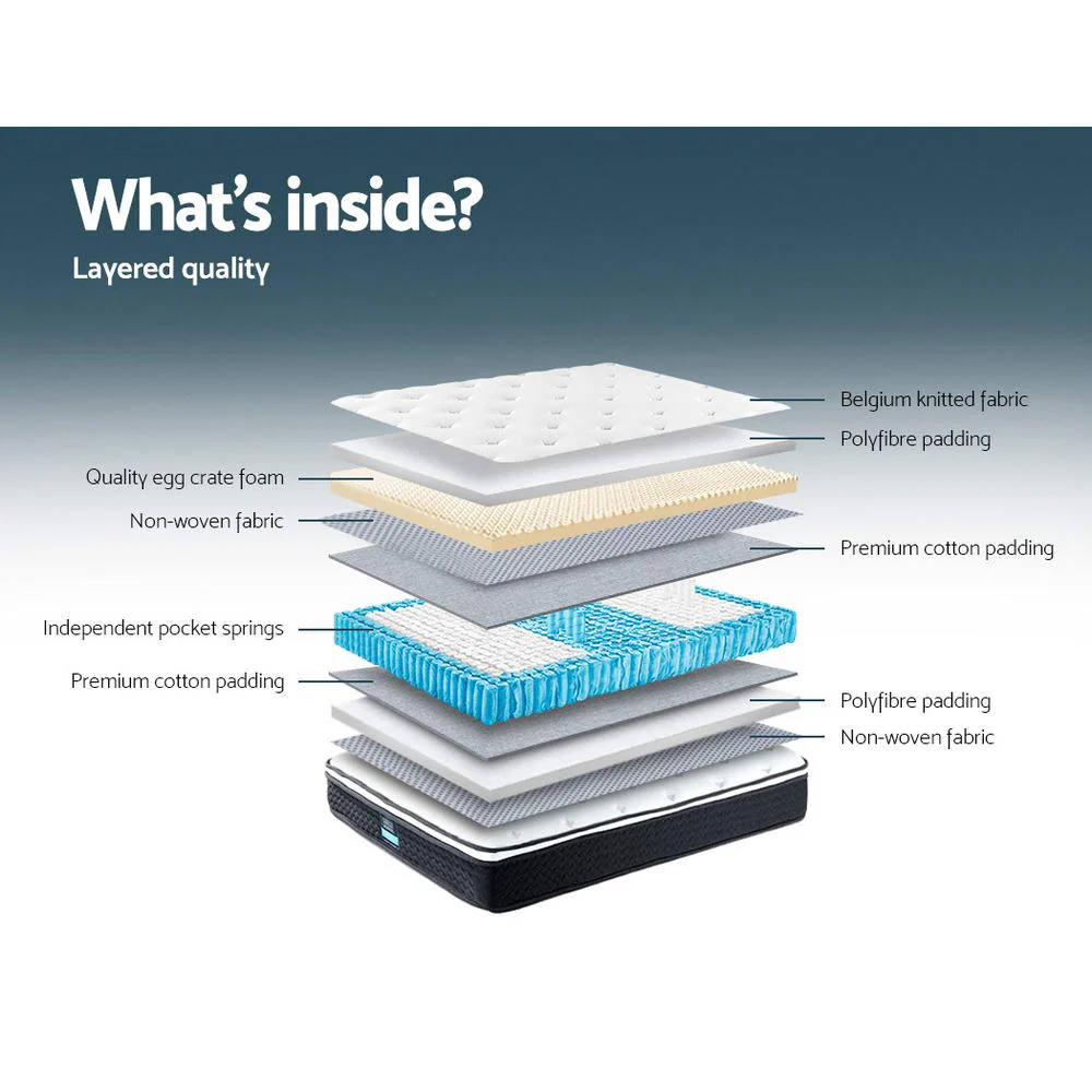 Giselle Bedding 21cm Mattress Euro Top King Single - Image 6