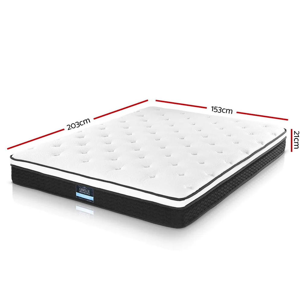 Giselle Bedding 21cm Mattress Euro Top Queen - Image 2