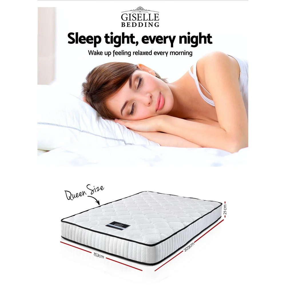 Giselle Bedding 21cm Mattress Tight Top Queen - Image 3