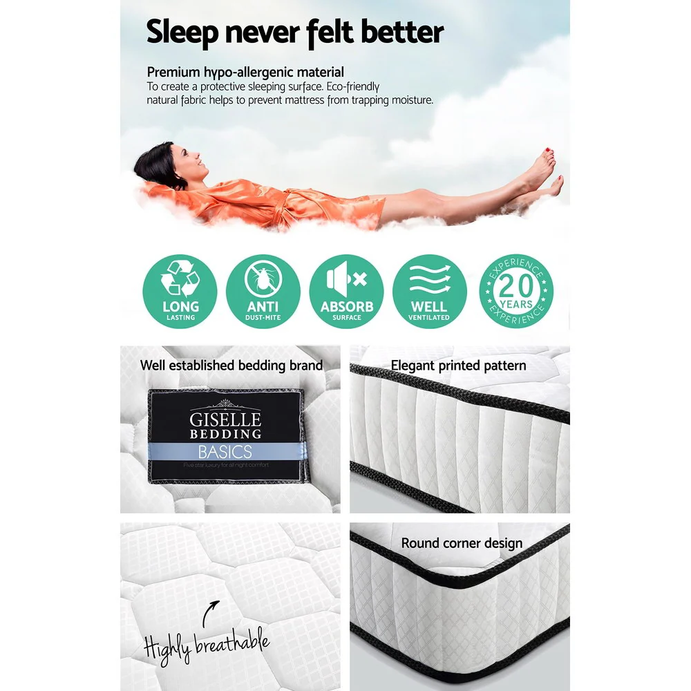 Giselle Bedding 21cm Mattress Tight Top Queen - Image 6