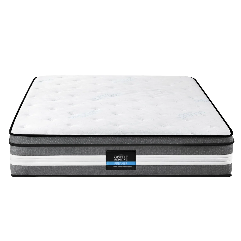 Giselle Bedding 30cm Mattress Gel Foam Pocket Spring Queen - Image 3