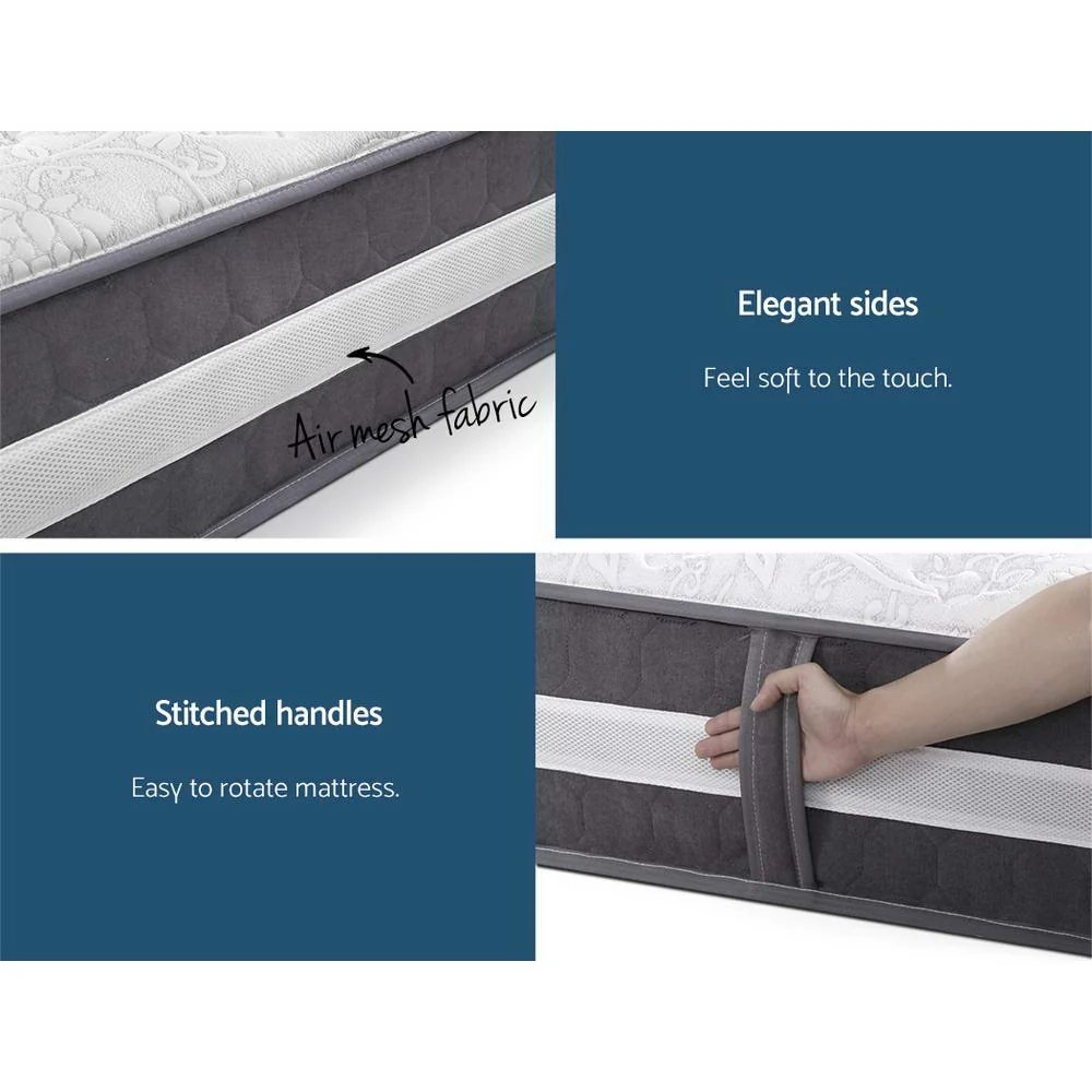 Giselle Bedding 30cm Mattress Pocket Spring Double - Image 5