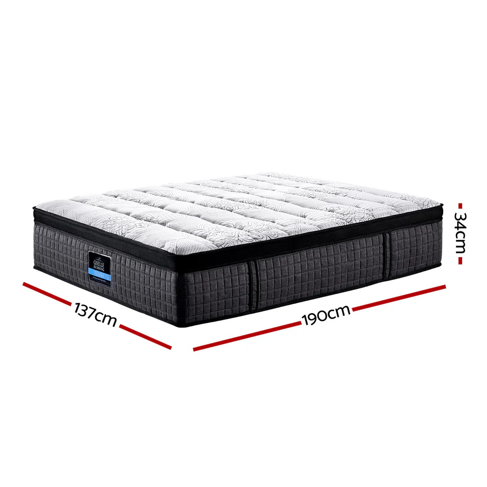 Giselle Bedding 34cm Mattress 9 Zone Latex Foam Double - Image 2