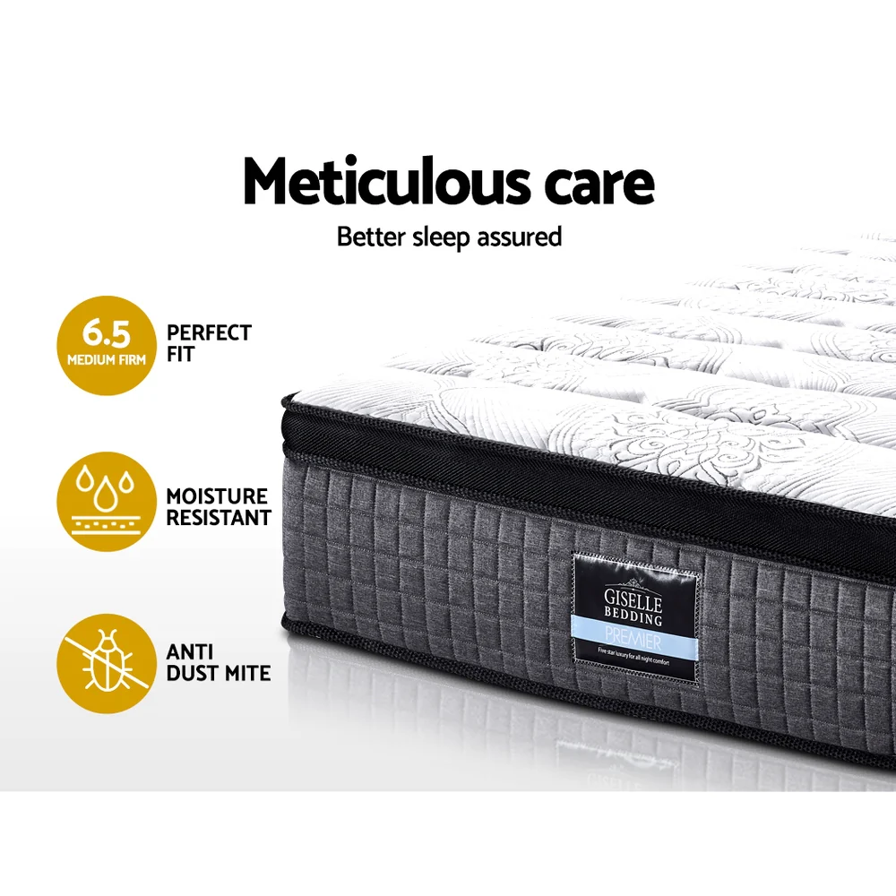 Giselle Bedding 34cm Mattress 9 Zone Latex Foam Double - Image 4